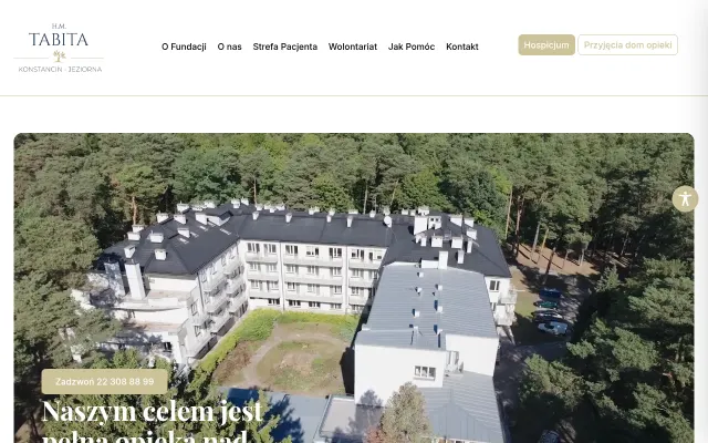 Strona internetowa firmy Tabita Konstancin